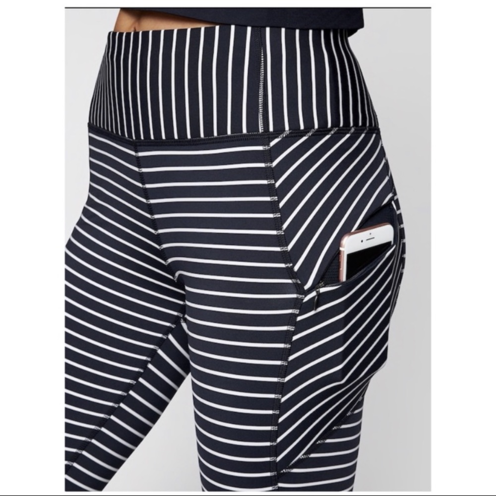 Athleta Stripe Contender 7/8 Tights - Picture 2 of 5